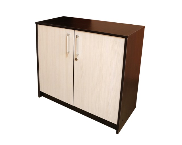 Office Wenge/Ladin Comoda Birou 2 usi 